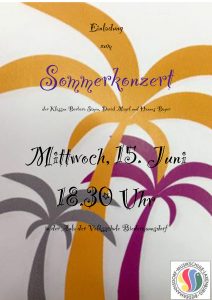 Plakat Sommerkonzert 2016