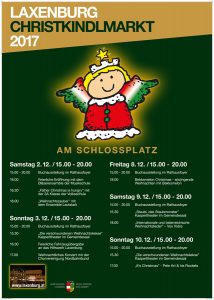 Plakat Luxemburger Christkindlmarkt 2017
