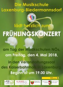 Plakat Frühlingskonzert 2018